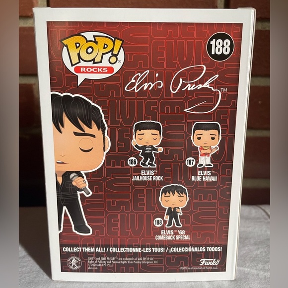Funko Pop! Elvis ‘68 Comeback Special Diamond Collection #188 - Picture 5 of 8